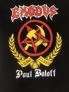 Exodus-Paul-Baloff-Heavier-Than-Time-Tribute-T-shirt-Size-Large