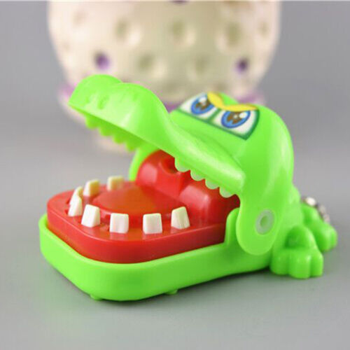 2x Krokodil Kroko Mund Zahnarzt Biss Finger Reaktionsspiel Kind Parodie Spielzug - Bild 11 von 13