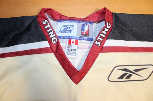 NLL National Lacrosse League Arizona Sting Trikot Small Reebok CCM beige rot - Bild 3 von 6