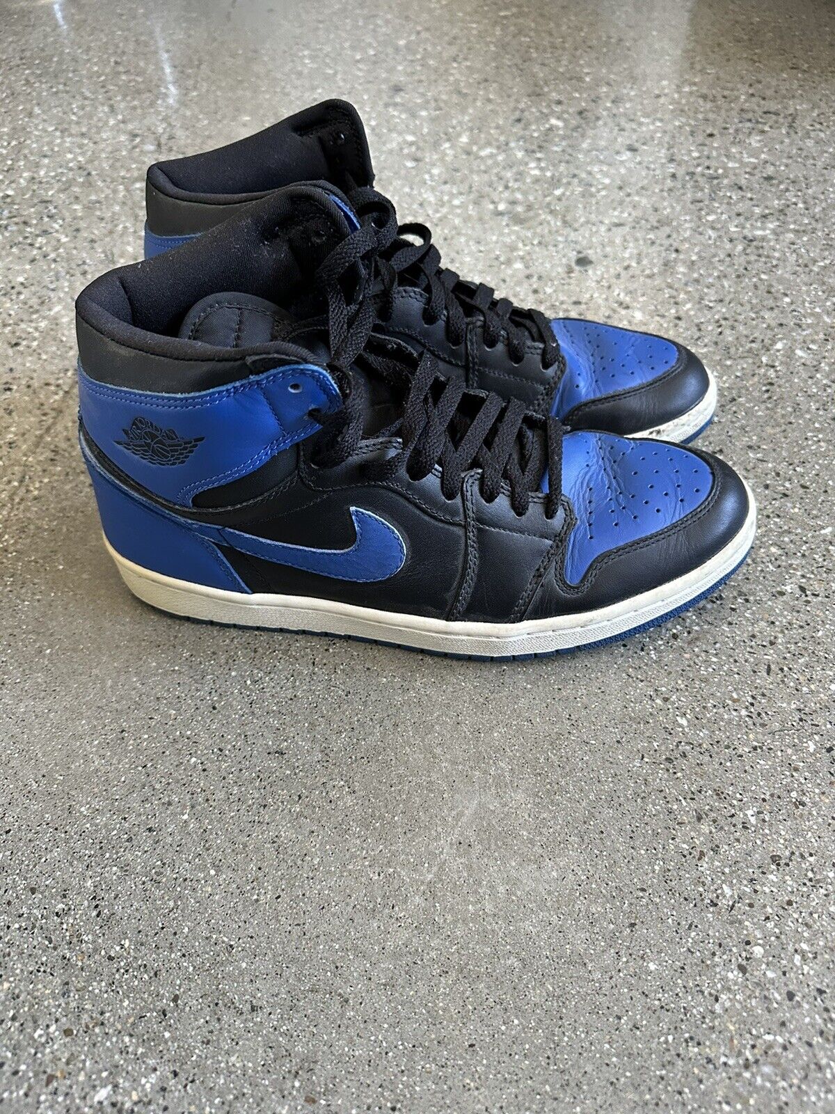 Nike Air Jordan 1 Royal 2001 Retro Black Blue - image 1