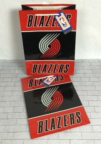 Portland Trailblazers NBA / Basketball Geschenktüten Verpackung Geburtstag Weihnachten 2er Pack - Bild 2 von 2