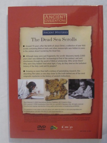 The Dead Sea Scrolls DVD, Ancient Mysteries, Unlocking Secrets of Scripture - Imagen 2 de 2