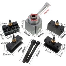 Mini Quick Change Tool Post Holder Kit for 7 x10,12,14" Multifix Toolholder os67