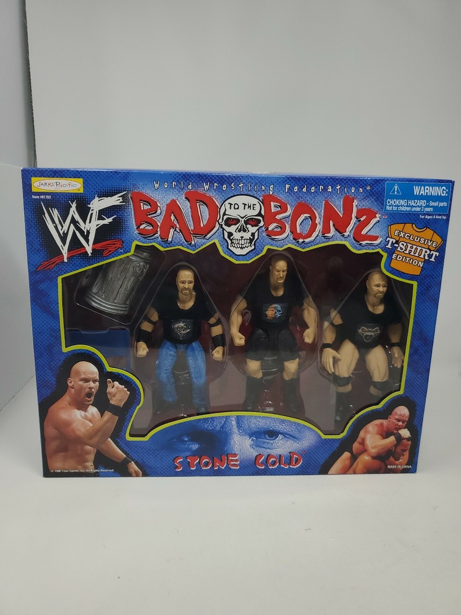 Stone Cold Steve Austin 1998 Jakks WWF Bad To The Bonz