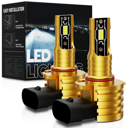 Pair HB3 9005 6500K White LED Headlight Bulb High/Low Beam Fog Light DRL 12V/24V - Picture 2 of 12