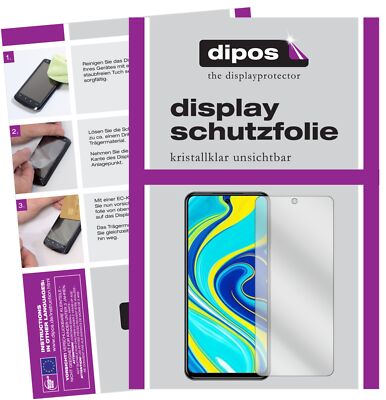 6x Schutzfolie für Xiaomi Redmi Note 9S klar Displayschutzfolie Display Schutz