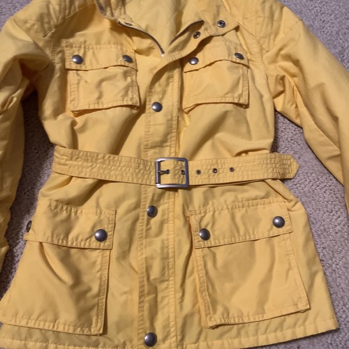 POLO RALPH LAUREN Belted Yellow Jacket GIRLS 16(XL) - Pockets - Corduroy Collar - Picture 2 of 9