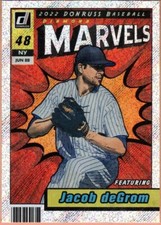 Jacob deGrom 2022 Donruss Marvels Rapture