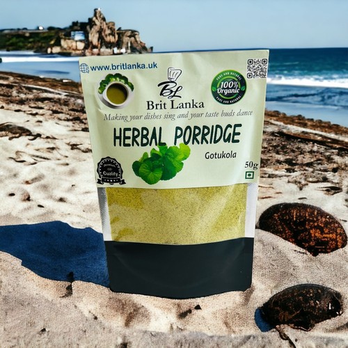 Handmade Organic Gotukola Herbal Porridge Soup | Ayurvedic Energy Drink 50g - UK - Picture 5 of 6