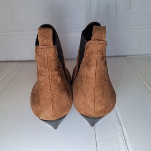 Diane von Furstenburg Damen-Chelsea-Boots NADIE braun Wildleder Größe 9 - Bild 5 von 15
