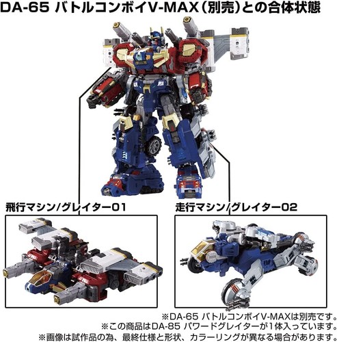 TAKARA TOMY DIACLONE DA-85 POWERD GREATER Action Figure new Free Shipping - Picture 8 of 10