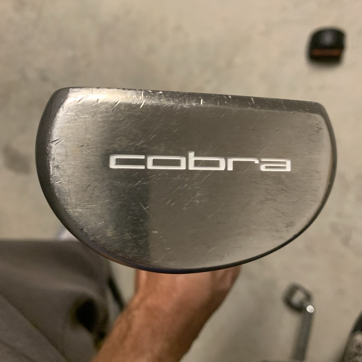 Cobra Mid Mallet Milled Putter Original Gray Cobra Grip Clean