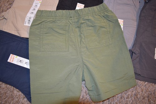 4TA NWT Size 24M 2T Boys JUMPING BEANS 6 Pairs of Woven Pull On Shorts Mixed Lot - Picture 3 of 4