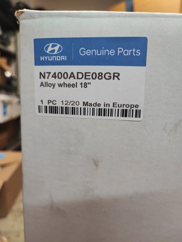 1 Cerchio In Lega Originale Hyundai Tucson 18 Pollici Cod N7400ade08gr Nuovo Nx4 - Foto 16 di 16