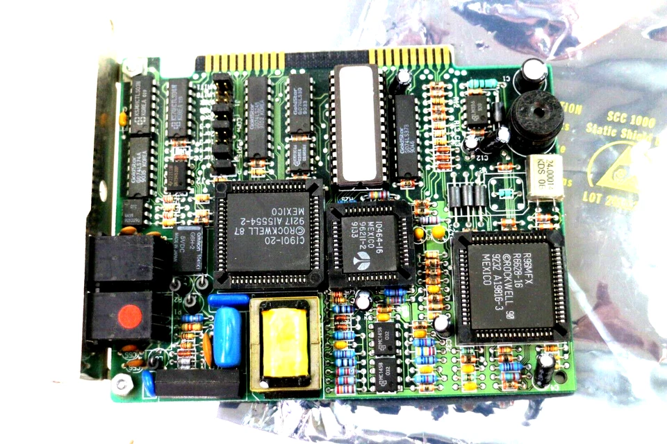 Zoom X5H1-1080K Faxmodem FC96/24 8-Bit ISA Fax Modem 10236109 Card - Image 4 of 4