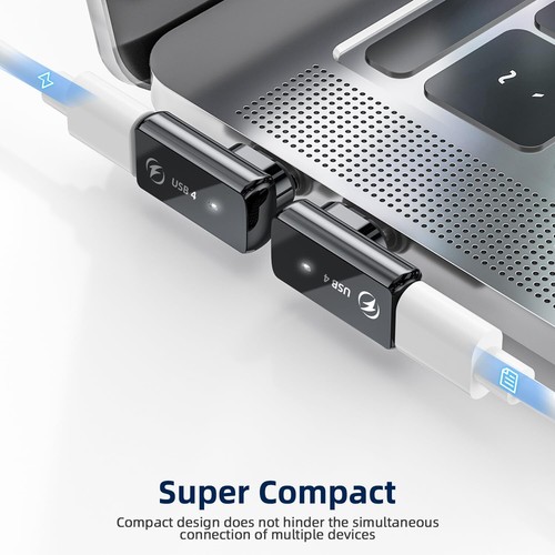 Lot de 2 adaptateurs magnétiques USB-C 240 W - Adaptateur USB C magnétique à ... - 第 6/7 張圖片