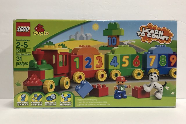 Lego 10558 El Tren De Los Numeros Lego Duplo Number Train 10558