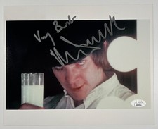 Malcom McDowell JSA Signed Autograph 8 x 10 photo Malcom McDowell JSA Signed Autograph 8 x 10 photo