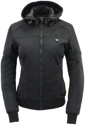 NEXGEN Chaqueta de estilo de carreras con calefacción de caparazón suave para mujer con sudadera con capucha SET * NXL2761 - Imagen 16 de 17