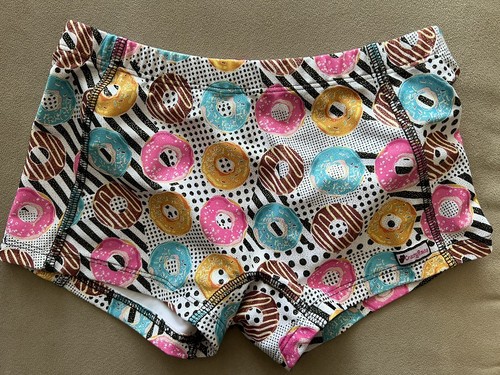 Crazy Pants Cheer Gymnastics Lot Of 7 Spandex Shorts & 2 Sports Bras Size YL EUC - Picture 12 of 19