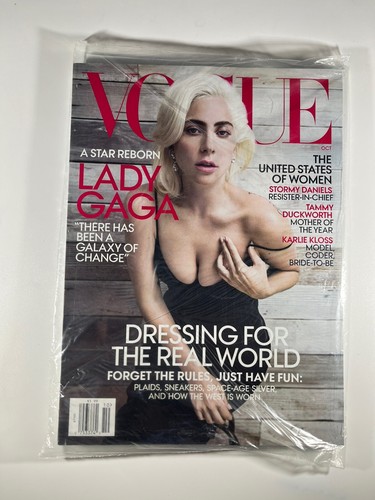 Vogue Magazine October 2018 Lady Gaga Karlie Kloss Tammy Duckworth Stormy
