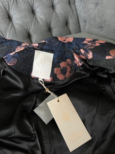 MINUS Blazer UK 6 Redefined Scandinavian Jacket £150 NEW Smart Occasion Floral - Picture 8 of 9