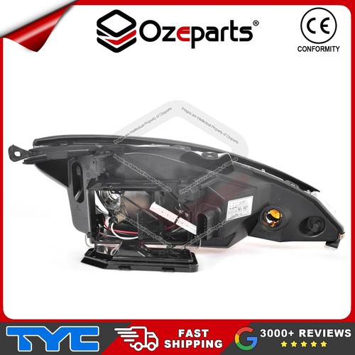TYC Pair LH+RH Head Light Lamp Chrome For Ford Focus LR 2002-2005 - Picture 6 of 6