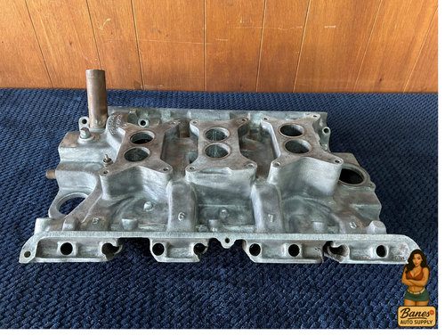 1961 1962 1963 Ford Galaxie 352 360 390 406 427 428 tri power Intake Manifold OE - Picture 4 of 22