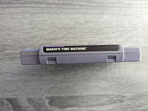 Mario's time machine SNES Super Nintendo Original Game Tested Working - Picture 3 of 4