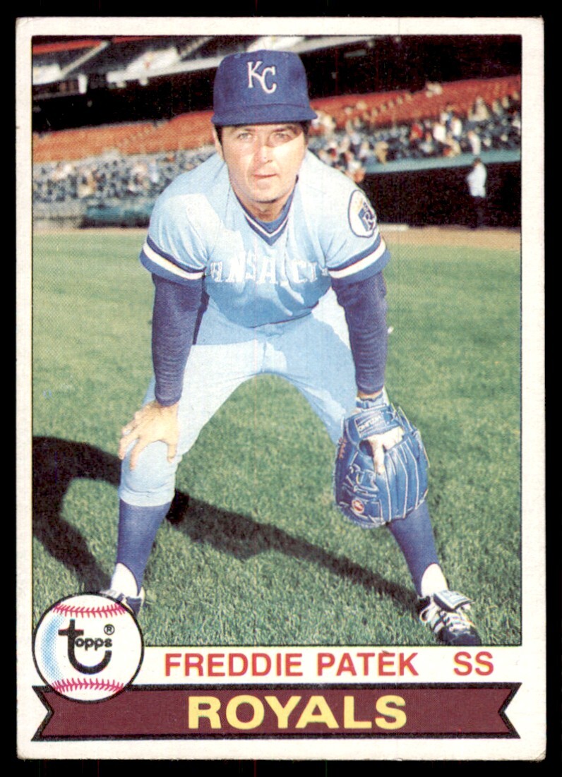 1979 Topps Baseball Card Freddie Patek Kansas City Royals #525