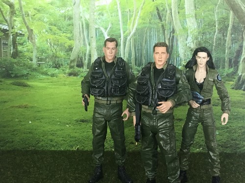 Stargate sg1 action figures X3 Cameron Mitchel,Vala Mal Doran ,Jonus Quin - Picture 2 of 8
