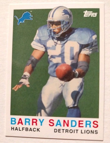 Barry Sanders Topps Promo # 10 of 40 - Picture 3 of 4