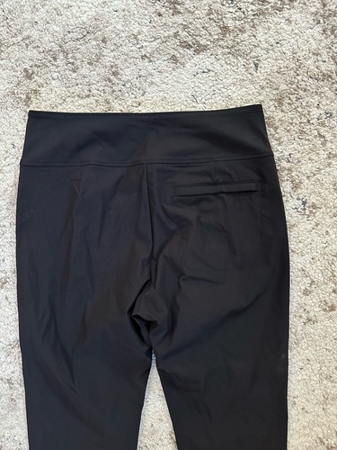 WOMENS Athleta Wander Slim Ankle BLACK Pants W SIDE ZIPPER SIZE 12 NEW - Picture 8 of 9