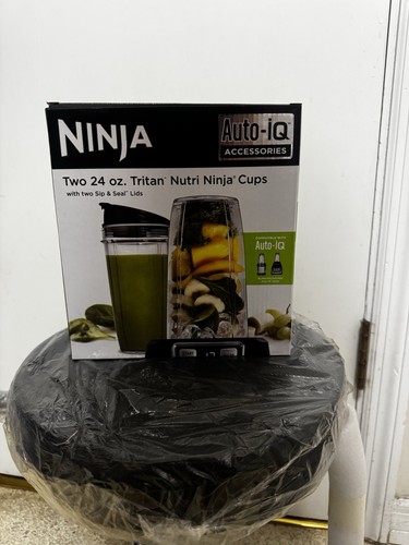Confezione Da 2 Tazze 24 Oz Con Coperchio Sip & Seal Per Nutri Ninja Auto-iQ – Nuove