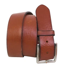 Express BROWN GENUINE LEATHER 1 1/4"Wd CASUAL DRESS MEN'S BELT Size 34/36 (t58