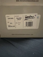 Men's size 9.5 (UK) Regular Wide Ballroom Shoes - International Dance Shoes