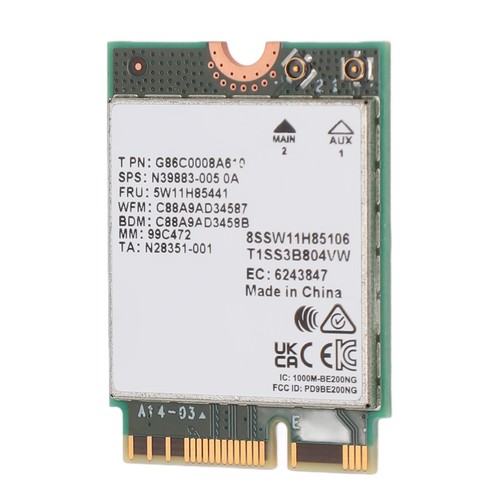 WiFi 7 Network Card For BE200 NGW 5.4 8774Mbps M.2 NGFF Network - Picture 7 of 24