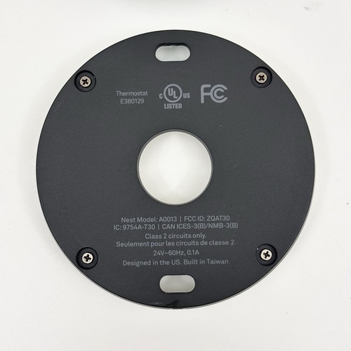 Google Nest Learning Thermostat 3rd Generation Stainless Steel A0013 - Picture 5 of 10