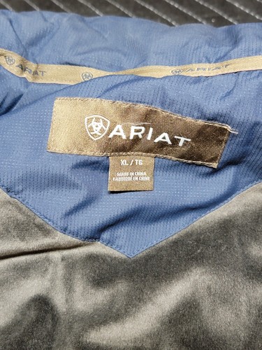Ariat Vest Mens XL Tan and Blue Crius Insulated Concealed Carry Outdoors  - Bild 5 von 10