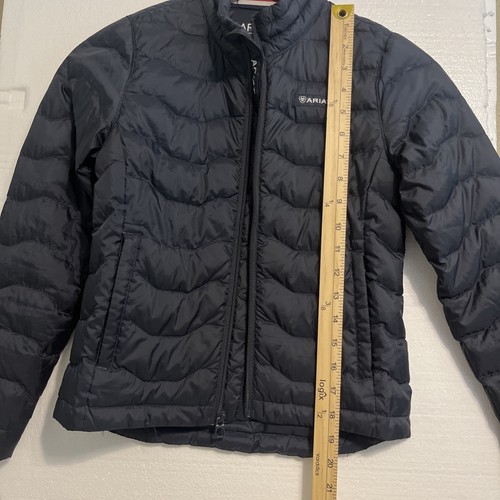 Ariat Tek Ideal 3.0 Down Puffer Jacket Navy Blue Child Kids XS (7) - Picture 11 of 12