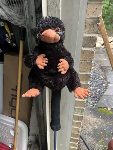 Unique Handmade Harry Potter Niffler Golf Club Headcover For Woods Or Rescue - Picture 4 of 11