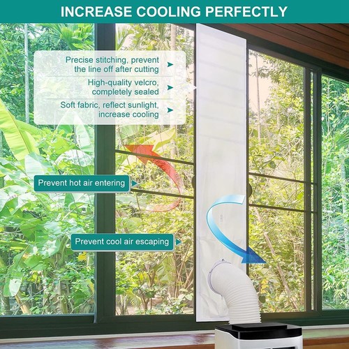 Hung Window Seal for Portable Air Conditioner, AC Unit Window Vent Kit,6981 - Picture 6 of 7