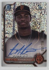 2022 Bowman Chrome Prospect Speckle Refractor /299 Ryan Reckley #CPA-RR Auto