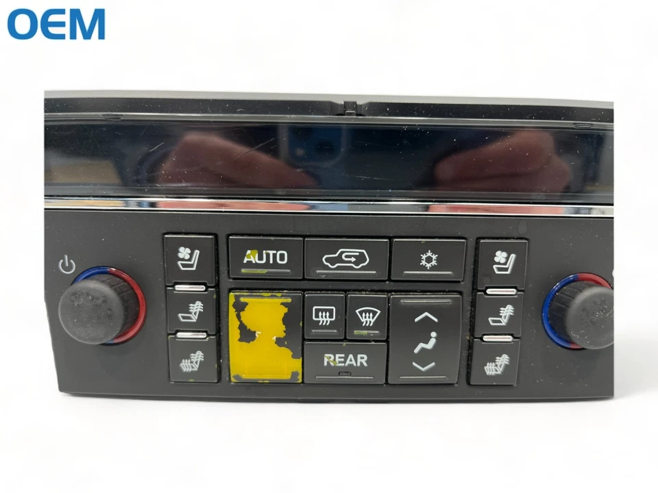 2010-2013 CADILLAC ESCALADE CLIMATE TEMPERATURE A/C HEATER CONTROL 25936307 OEM - Image 4 of 4