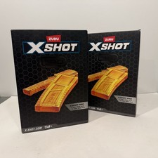 ZURU X-Shot Pro Clip Magazine Lot of 2 Half Size Full Size NEW