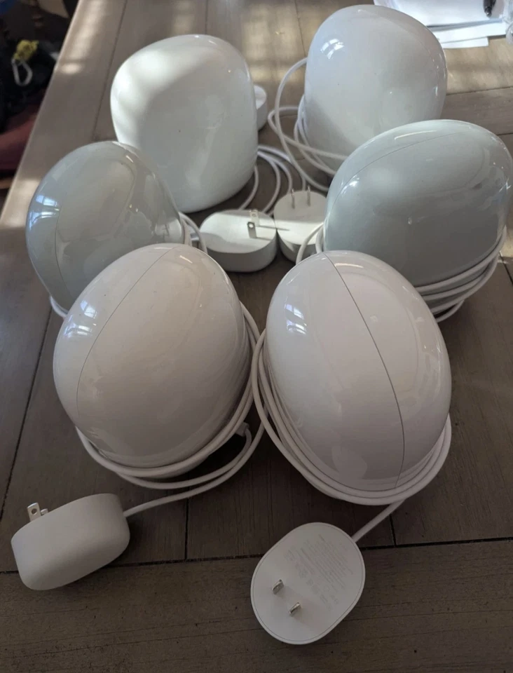 Google Nest Wi-Fi Pro 6 Pack . Lot Of 6 Used And In Perfect Working Order - Image 3 of 4