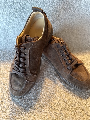 Christian Louboutin Rantulow Orlato Gamuza Arábica Marrón 45 - Imagen 1 de 13