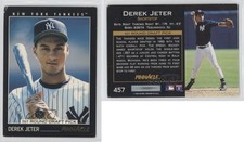 1993 Pinnacle 1st Round Draft Pick Derek Jeter #457 Rookie RC HOF