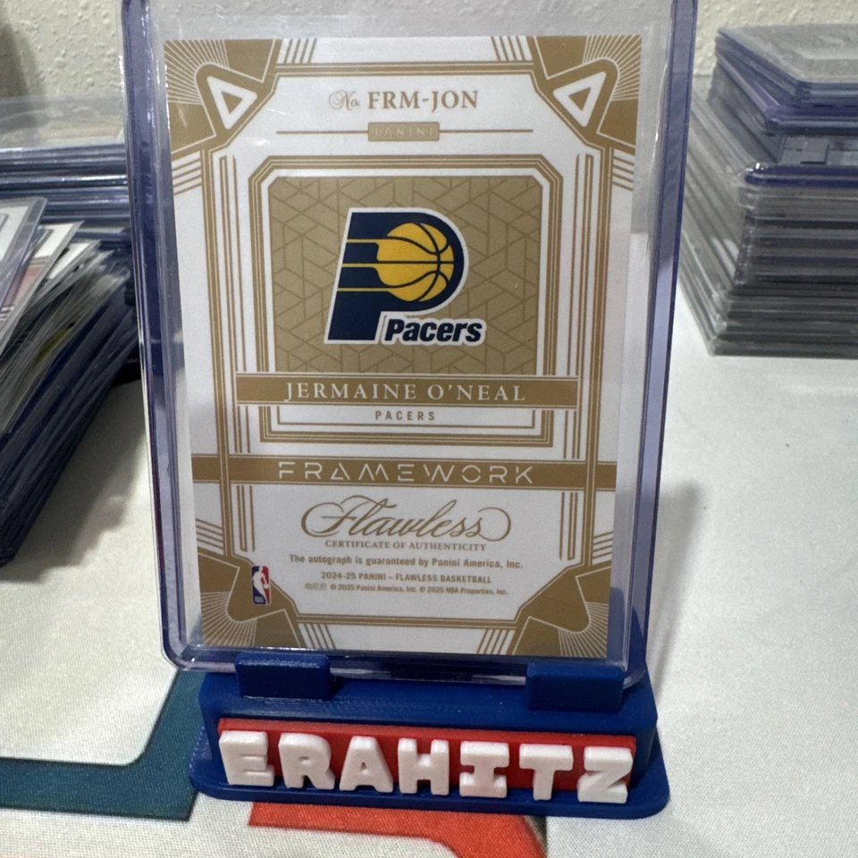 2024-25 Panini Flawless - Legendary Scripts Jermaine O'Neal #LS-JON Blue /8 (AU) - Image 2 of 3