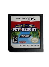 Paws & Claws Pet Resort Nintendo DS Game Cartridge THQ - Tested Works